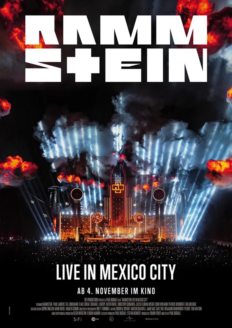 Filmplakat: RAMMSTEIN - LIVE IN MEXICO CITY